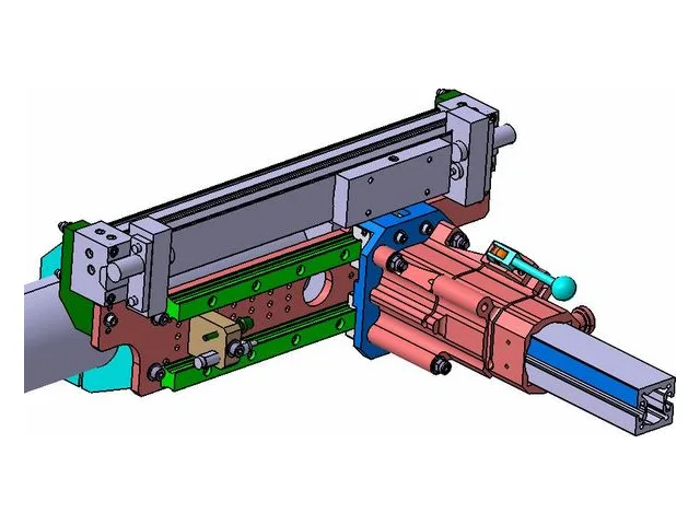 E-beam spreader – left side (250 mm stroke)