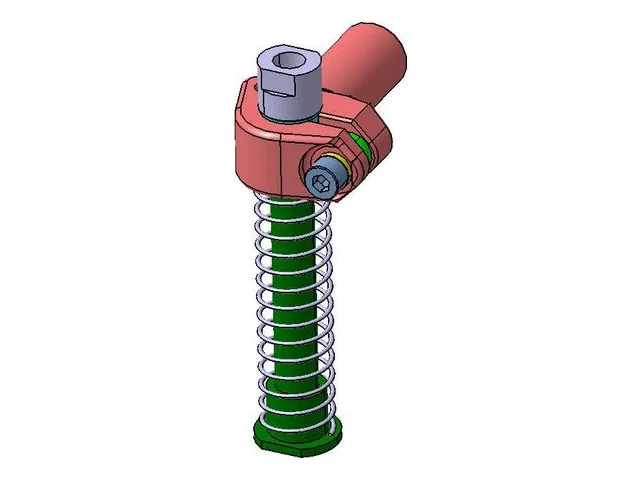 Anti-rotation spring plunger support 3/8G – 52 mm stroke