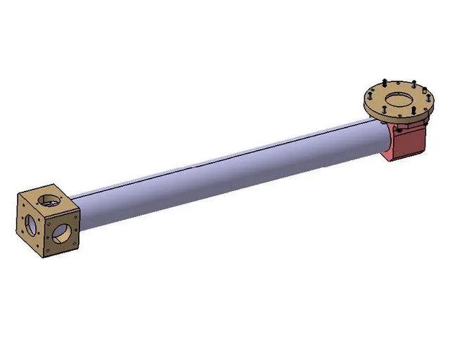 Aluminium T-beam 1500 mm