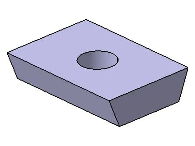 Tapped plate, 1× M6 – small slot (30×30 base)